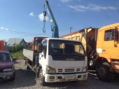 Carco z crane, 2009. Манипулятор Isuzu NQR, 5 200 куб. см., 3 200 кг., 6 м.