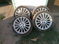 Продам Стильные Редкие под Чёр. Хром Subaru+Лето 225/40R18. 7.5x18 5x100.00 ET55 ЦО 56,1 мм.