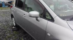 Зеркало заднего вида боковое. Nissan Tiida, NC11 Двигатель HR15DE