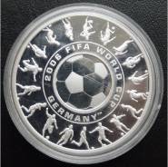 1доллар+25центов. Австралия.2006г. ЧМ по футболу в Германии. Аg. Proof