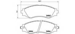 Колодки дисковые п.\ Daewoo Nubira/Evanda, Chevrolet Lacetti/Epica 03>