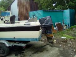 Nissan Marine. 60,00 л.с., 2х тактный, бензин, нога L (508 мм), Год: 1993 год