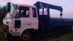 Nissan Diesel Condor. Грузовик с манипулятором, 7 000 куб. см., 5 000 кг.