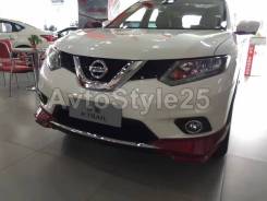 Накладка на бампер. Nissan X-Trail, T32