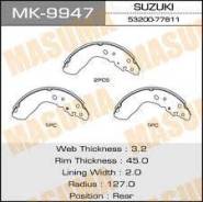 Колодки тормозные барабанные. Suzuki Escudo, TA01R, TA01W, TA11W, TA31W, TA51W, TD01W, TD11W, TD31W, TD51W, TD61W Mazda Proceed Levante, TF11W, TF31W...