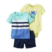 Комплект с шортами Carter's оригинал. Рост: 74-80 см