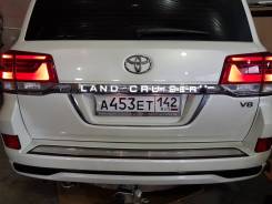 Накладка багажника. Toyota Land Cruiser