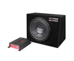 Комплект «сабвуфер + усилитель Pioneer GXT-3706BR Новый. /5+ Мощный