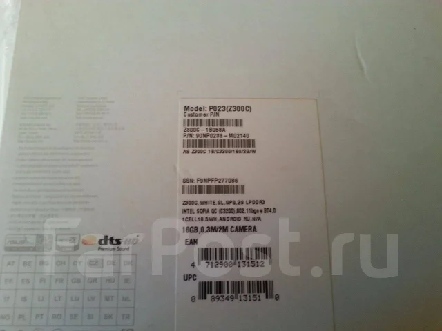 Asus ZenPad 10 Z300C 16Gb ����