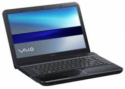 Sony VAIO VPC-EA1S1R. 15.5", 2,1 ГГц, ОЗУ 4096 Мб, диск 500 Гб, WiFi, аккумулятор на 3 ч.