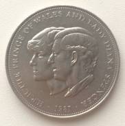 1 крона (25 новых пенсов) 1981г. Великобритания