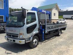 Mitsubishi Fuso. Бортовой с манипулятором Mitsubishi FUSO 2005г, 7 000 куб. см., 5 000 кг.