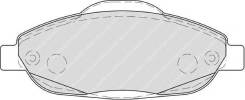 Колодки дисковые п.\ Peugeot 308 1.4/1.6 07>
