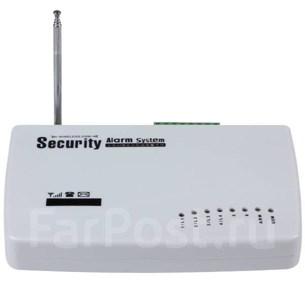 Комплект GSM сигнализации для дома + сим-карта + световой индикатор ...
