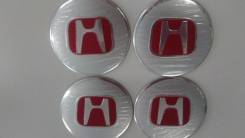 Наклейка на колесные диски Honda 4 шт D 6.2 см. Honda Accord, CD6, E-CD6 Honda Fit Aria, LA-GD6, GD6, DBA-GD6 Honda CR-V, RD6, CBA-RD6