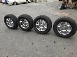 R17 диски (хром) Lexus GX470+265/65R17 резина Bridgestone. 7.5x17 6x139.70 ET25 ЦО 100,0 мм.