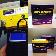 Atlasbx. 55 А.ч., левое крепление, производство Корея
