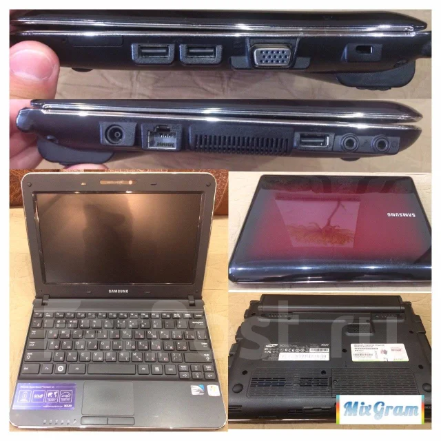 Samsung N220. 10.1", 1,7����, ��� 2048 ��, ���� 250���, WiFi: 1, Bluetooth: 1, ����������� �� 12��. ����