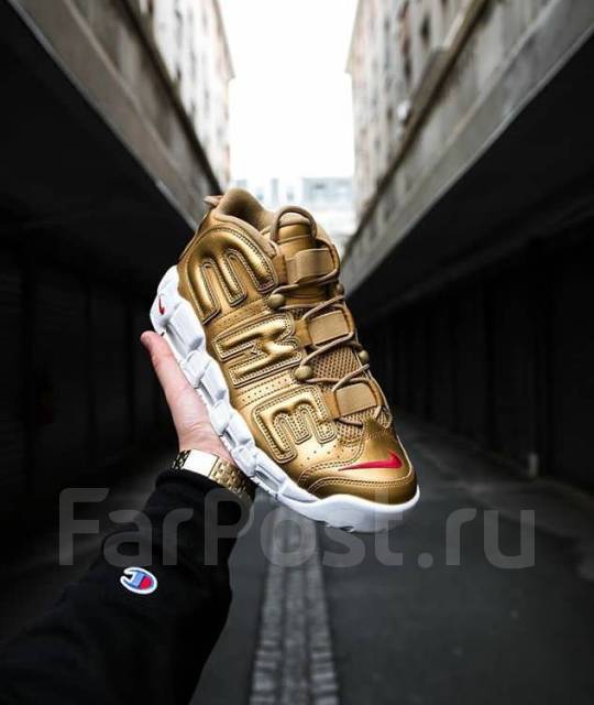 Nike air more outlet uptempo supreme on feet