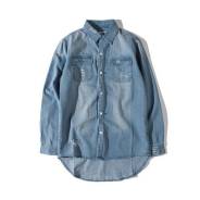 Рубашки джинсовые. 48, 50