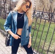 Куртки джинсовые. 42, 44