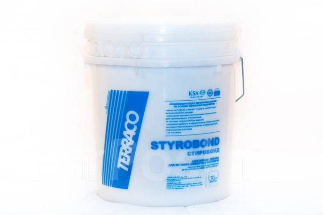 Стиробонд полистирольный клей Terraco 25 кг, под заказ. Цена: 3 850₽ в ...