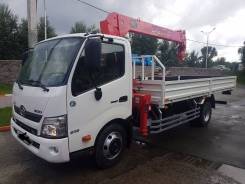 Hino 300. Продам манипулятор, HINO 300 в Новосибирске, 4 002 куб. см., 5 000 кг., 12 м.
