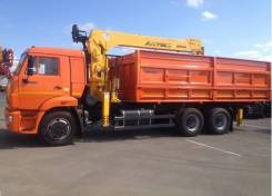 Soosan SCS736LII. Самосвал Камаз 65115 + КМУ Top (в. у. ), 20 м3, 11 000 куб. см., 12 600 кг.