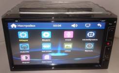 Магнитола 2Din №6930, экран сенсорный 7" DVD, USB, microSD