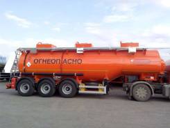 Сеспель SF3328. Полуприцеп-цистерна SF3328 (964845, 28м3, 3 отс., с насосом 1СВН-80А )