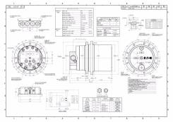 Редуктор хода. Kobelco SK50 Kobelco SK30 Kobelco SK75 Kobelco SK60 Hitachi: ZX60, EX22, ZX40, EX60, EX40, ZX35, ZX55, EX30, ZX50, ZX30, EX55, ZX70, EX...