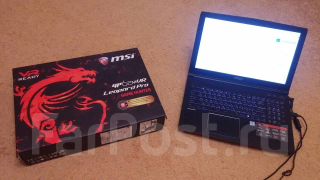 MSI GP62MVR Leopard. 15.6", 2,6����, ��� 8 ��, ���� 1 256���, WiFi: 1, Bluetooth: 1, ����������� �� 4��. ����