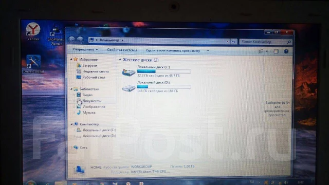 Acer Aspire One 521-105Dc. 10", 1 600����, ��� 1024 ��, ���� 132���, WiFi: 1, ����������� �� 5��. ����