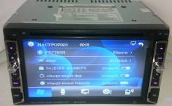Магнитолa 2Din №6210, экран сенсорный 7" DVD, USB, microSD