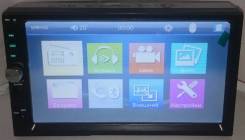 Магнитолa 2Din №7015, экран сенсорный 7", USB, microSD