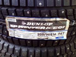 Dunlop SP Winter ICE 01. Зимние, шипованные, без износа, 4 шт