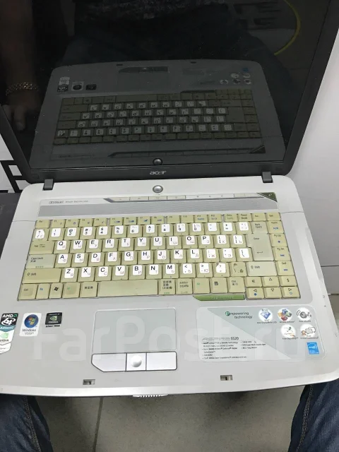 Acer Aspire 5520. 15.4", 1,6����, ��� 2048 ��, WiFi: 1, Bluetooth: 1 ����
