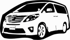 Наклейка. Toyota Alphard