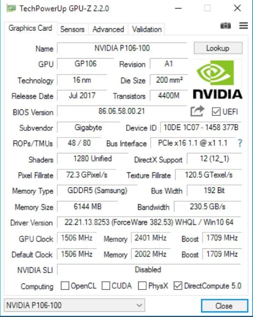 GeForce GTX 1060 ����