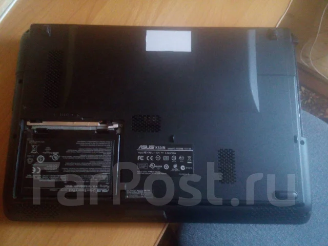 Asus K50IN. 15.6", 2,4����, ��� 2048 ��, ���� 250���, WiFi: 1, Bluetooth: 1, ����������� �� 24��. ����