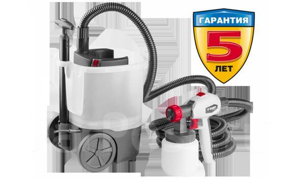 Краскопульт электр Зубр КПЭ-750, 750 Вт 800 мл/мин, новый, в наличии ...