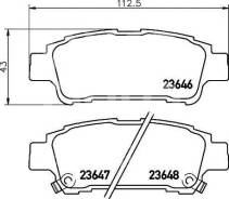 Колодки тормозные дисковые. Hyundai ix35 Hyundai Tucson Hyundai Getz