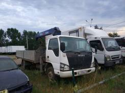 Isuzu NQR. Продаётся Кран борт Исудзу в Иркутске, 4 570 куб. см., 5 000 кг.