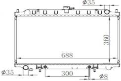 Радиатор NS-U14P11-1216 AUTOLEADER
