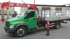 ГАЗ ГАЗон Next C41R33. Кран-манипулятор (КМУ) ГАЗон Next (Некст) C41R33, 4 430 куб. см., 5 000 кг., 10 м. Под заказ