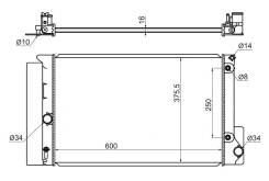 Радиатор акпп. Toyota Auris, NRE150, ADE150, ZZE150, ZRE151, NDE150 Toyota Verso Toyota Corolla, ADE150, NRE150, NDE150, ZZE150, ZRE151 Двигатели: 4ZZ...