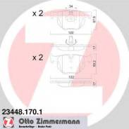 Колодки тормозные дисковые BMW ZIMMERMANN 23448.170.1