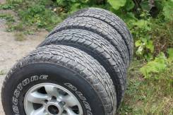Bridgestone Dueler A/T D694. Грязь AT, 2010 год, износ: 10%, 5 шт