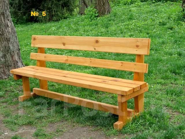 Проект скамейки из дерева
