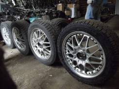 Диски Rays Volk Racing Evolution 3 R17 на жирной зимней резине. x17 4x114.30, 5x114.30